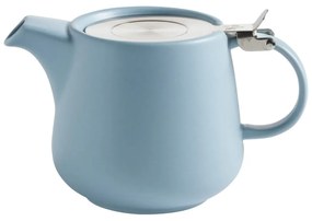 Niebieski porcelanowy dzbanek do herbaty z sitkiem Maxwell & Williams Tint, 600 ml