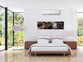 Obraz skalistego strumienia (170x50 cm)