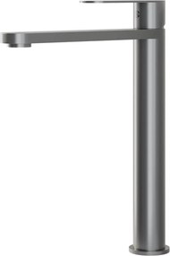 Bateria umywalkowa TARNBY 27,3 cm, szara, z powłoką proszkową