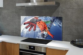 Panel nad Blat Kuchenny Snowboardzista w Akcji