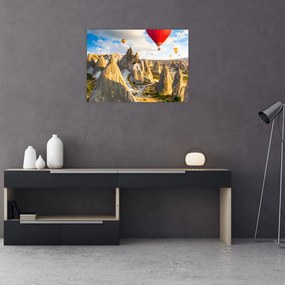 Obraz - Balony na ogrzane powietrze (70x50 cm)