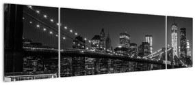 Obraz mostu Brooklyn Bridge w Nowym Jorku (170x50 cm)