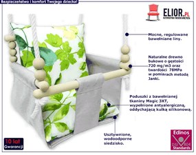 Huśtawka ogrodowa dla dzieci winogrona L8-D00