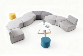 Siedzisko LEA, trójkąt, ciemnoszara