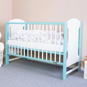 New Baby Łóżeczko dziecięce Elsa, biało-miętowe