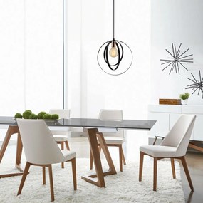 Lampa wisząca Vaveyla - 446-S, czarna