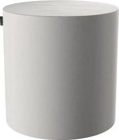 Puf Barrel kolor szary tkanina strukturalna