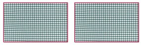 Tekstylne maty stołowe zestaw 2 szt. 35x50 cm Vichy – Really Nice Things