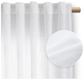Biała zasłona 140x250 cm Valeta – Restilo