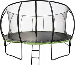 Trampolina ogrodowa dla dzieci Pegie 16FT, 488 cm, z siatką wewnętrzną i drabinką