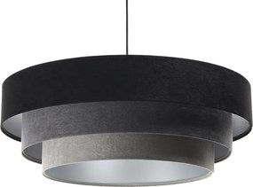 Okrągła lampa wisząca z trzywarstwowym abażurem S446 W0-K45