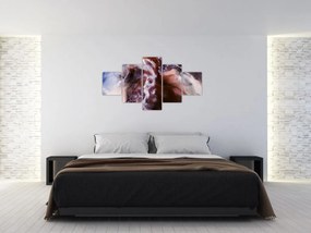 Obraz - Fioletowy marmur N⁰3 (125x70 cm)