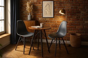 Zestaw stół kuchenny jesion 60 cm z 2 krzesłami 2 kolory D6-N80