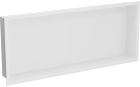 Mexen X-Wall-R półka wnękowa z kołnierzem 75 x 30 cm, biała - 1920753010