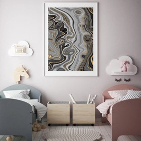 Plakat - Abstrakcja linii (A4)