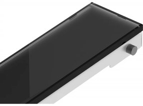 Mexen MGB maskownica do odpływu liniowego 60 cm, czarne szkło - 1026060