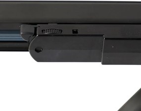 Nowoczesny ściemniany 3-fazowy reflektor szynowy czarny z LED 3000K - Ruler 38