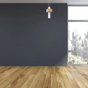 Lampa Sufitowa Wisząca biała WEST WHITE 1xGU10