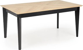 Stół rozkładany EDMONDO 160(240)x90 dąb/czarny