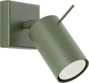 Oliwkowy kinkiet w loftowym stylu - M062 T6-N49