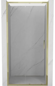 Mexen Exo drzwi prysznicowe rozsuwane 115 cm, transparent, złote - 8151-115-000-50-00