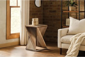 Stołek z drewna manguier