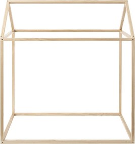 Drewniany domek dla dzieci, dekoracja - 115 x 66 x 126 cm