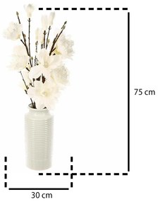 Sztuczne kwiaty MAGNOLIA, 75 cm