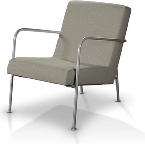 Pokrowiec na fotel Ikea PS kolor beżowy tkanina strukturalna