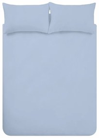 Jasnoniebieska flanelowa pościel dwuosobowa 230x220 cm Brushed – Catherine Lansfield