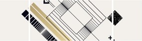 Obraz - Kształty geometryczne N⁰6 (170x50 cm)