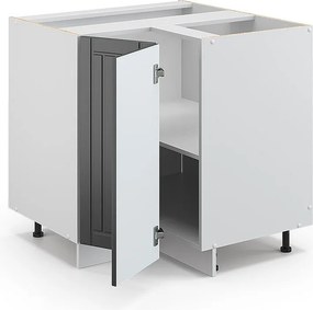 Szafka narożna antracytowy domek wiejski 80.5x60x82 fame-line