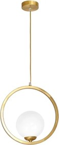 Złota lampa wisząca glamour - 8X K443 P7-S06