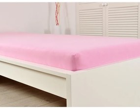 4Home prześcieradło jersey Ideal różowy, 90 x 200 cm, 90 x 200 cm