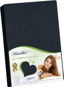 Bellatex prześcieradło Jersey czarny