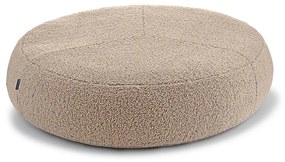 Beżowe legowisko dla psów z materiału bouclé ø 70 cm Senso Pouffe Greige S/M – MiaCara