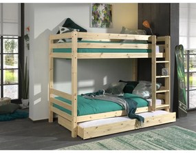 Szuflada pod łóżko dziecięce 90x190 cm w naturalnym kolorze Pino – Vipack