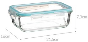 Pojemnik szklany z pokrywką, 1,18l, CLIP
