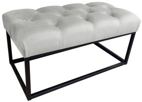 Ławka CHESTERFIELD LOFT MG39 pufa podnóżek metal