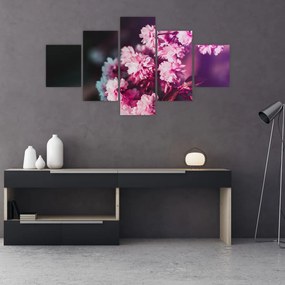 Obraz kwiatów drzewa (125x70 cm)