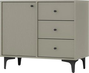 Komoda TORINO 84 cm do Salonu Sypialni Odcienie zieleni