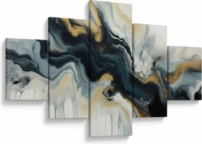 Obraz - Rysunek marmurkowy (125x70 cm)