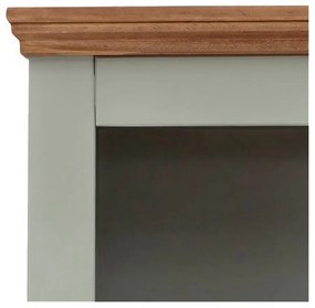 Jasnozielony regał z litego drewna sosnowego 55x180 cm Selma – Støraa