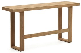 Drewniana ławka ogrodowa w naturalnym kolorze Canadell – Kave Home