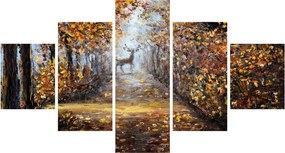 Obraz - Duch lasu (125x70 cm)