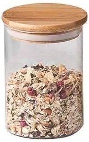 Szklany pojemnik z bambusową pokrywką, 750ml, ZELLER
