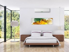 Obraz - Liście (170x50 cm)