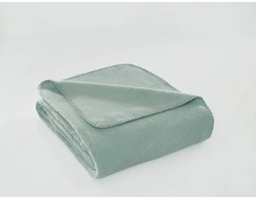 Miętowy polarowy koc 130x170 cm Brighton – Mijolnir
