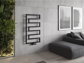 Mexen Floryda grzejnik dekoracyjny 1080 x 600 mm, 358 W, czarny - W206-1080-600-00-70