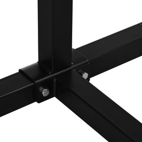 SPORTNOW Uchwyt na 2 kajaki, deski surfingowe, stojaki do SUP, rama metalowa, regulacja szerokości 144-180 cm